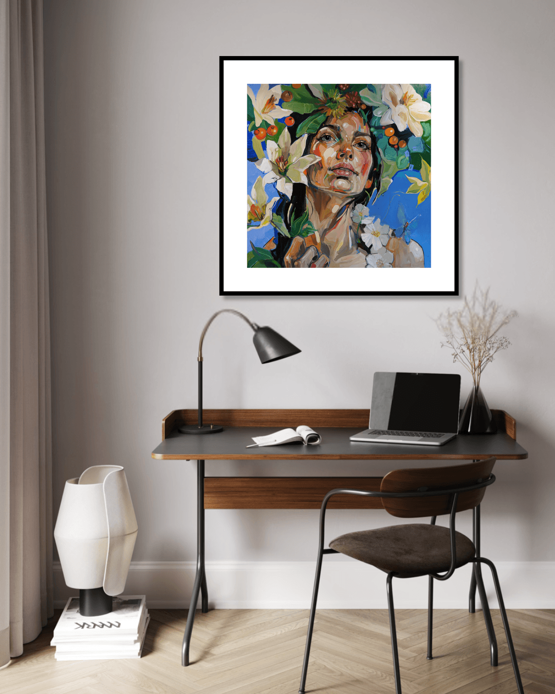 ART PRINT | Blooming Symphony in Blue