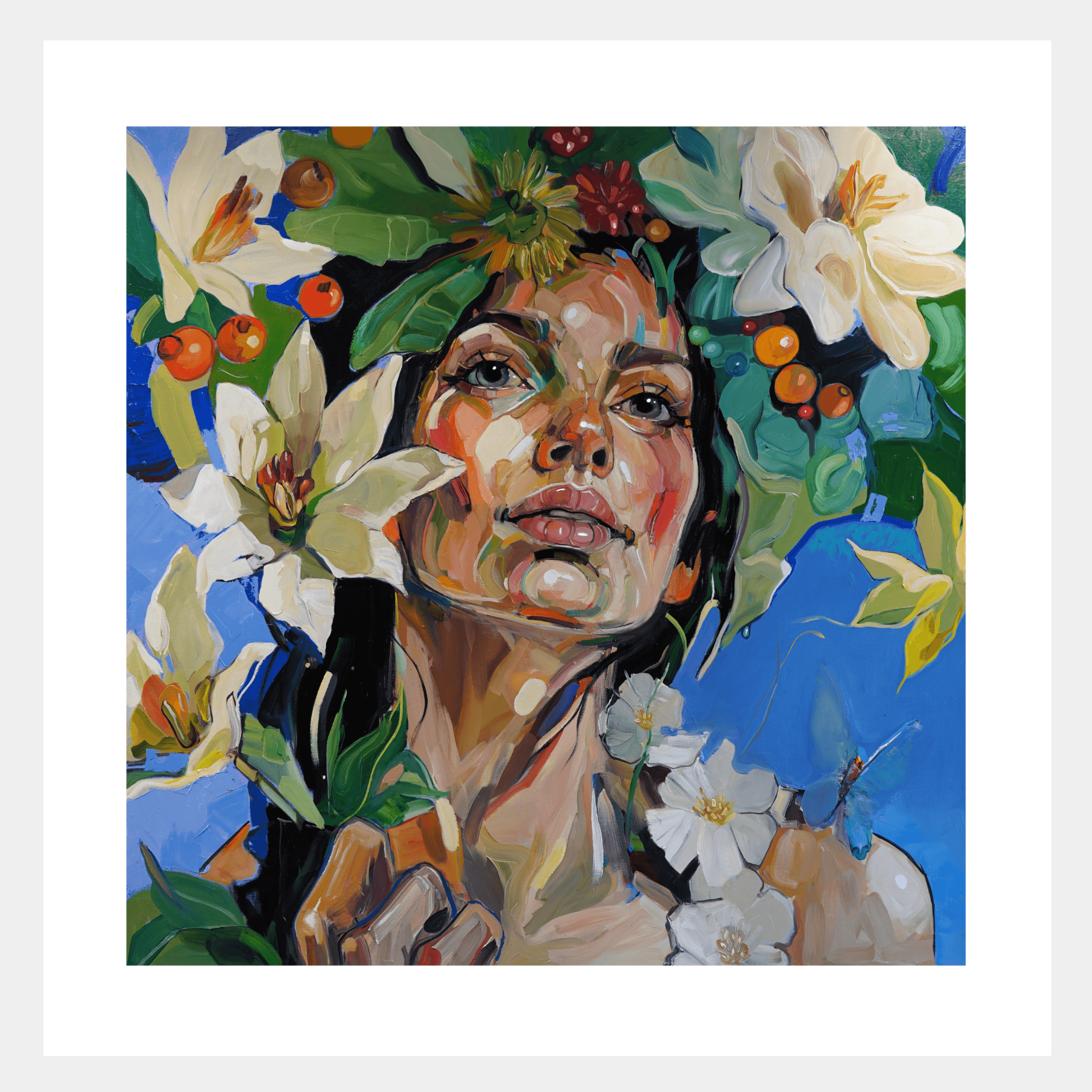 ART PRINT | Blooming Symphony in Blue