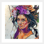 ART PRINT | Purple Orchids